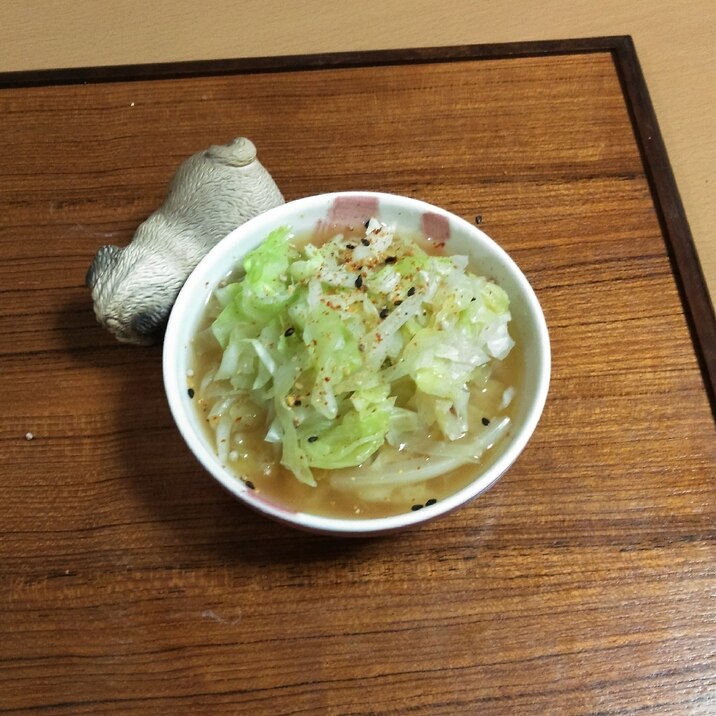 キャベツ味噌汁